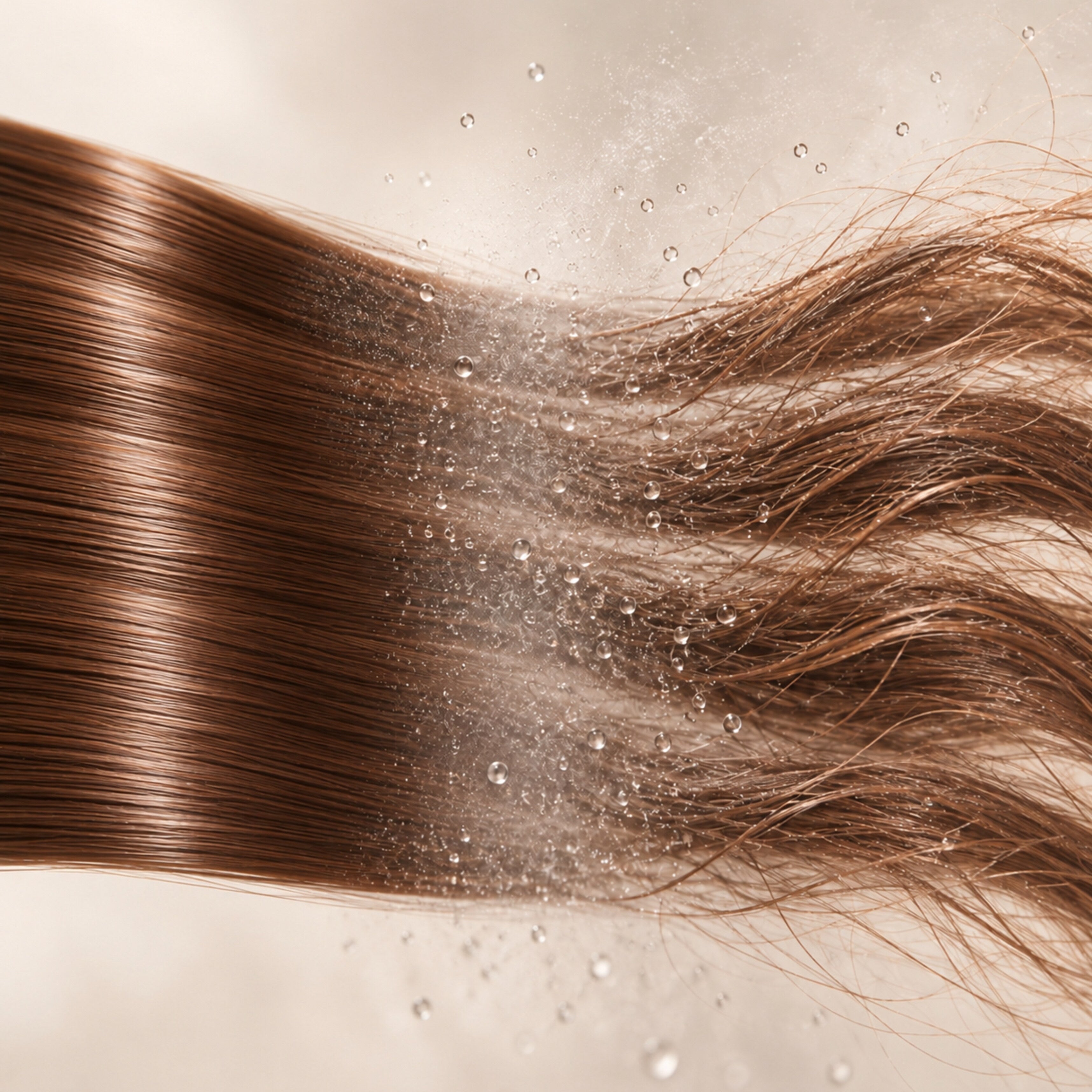 YOUR HAIR ISN’T RANDOMLY FRIZZING. IT’S CHEMISTRY.