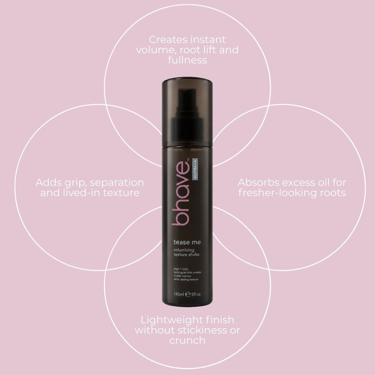 tease me volumising texture shake 145ml