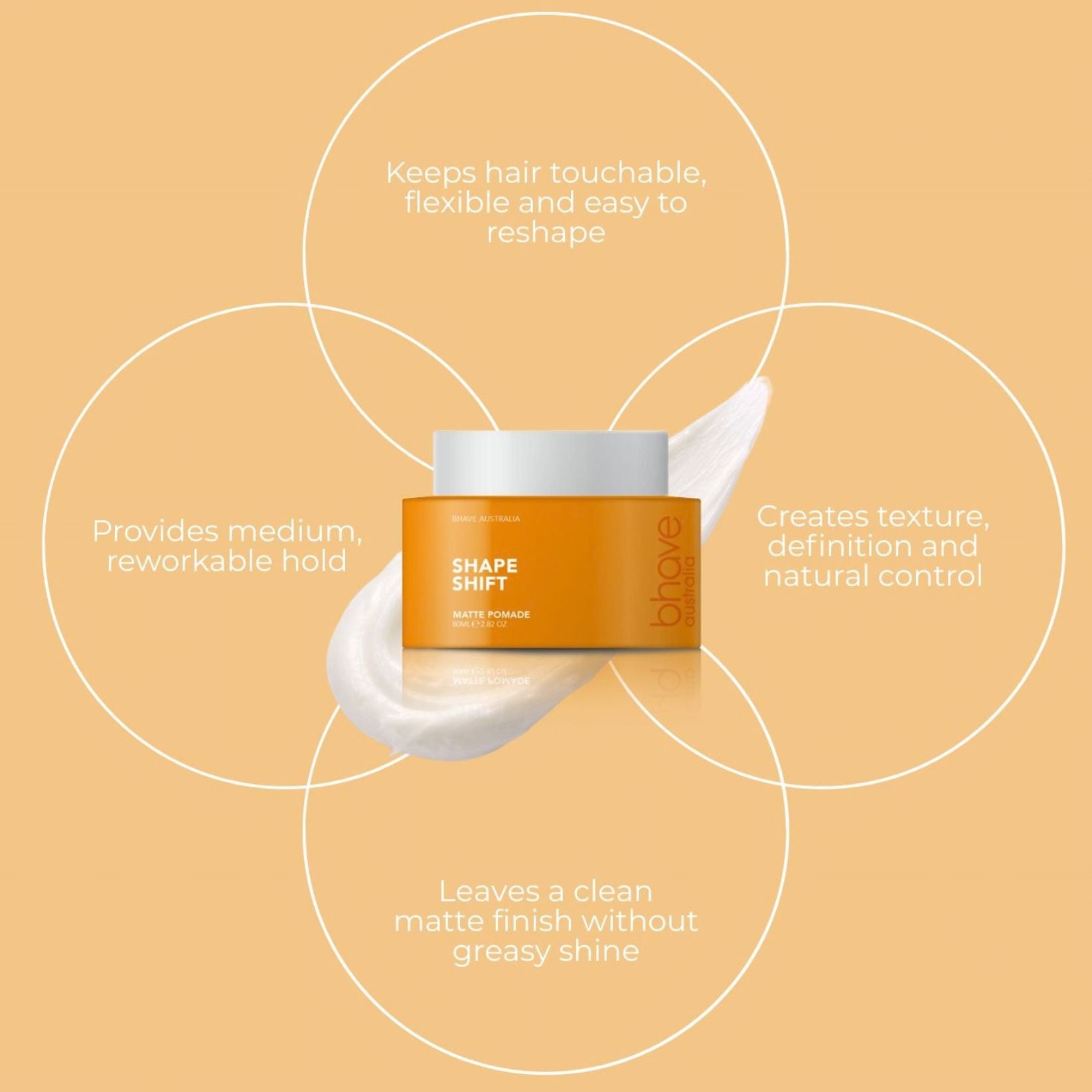 Shape Shift Matte Pomade 80g