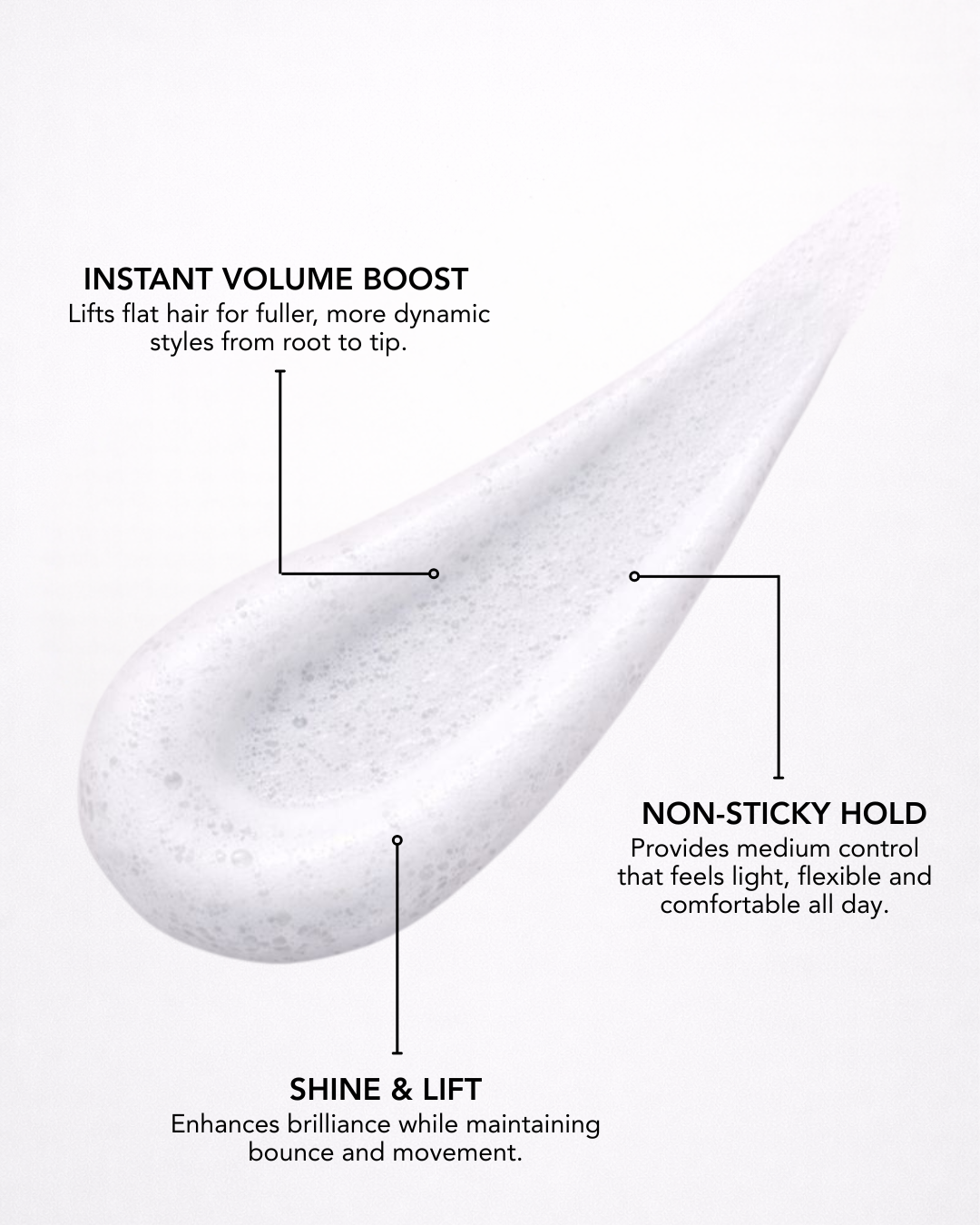 volumising foam 150ml